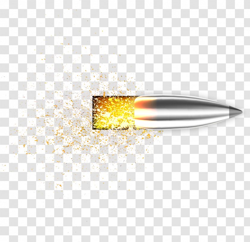 Yellow Pattern - Fired Bullets Weapon Design Vector Material Transparent PNG