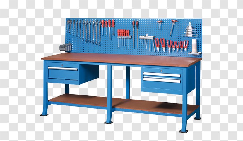 Table Desk Metal Industry Workbench - Tool - Work Transparent PNG