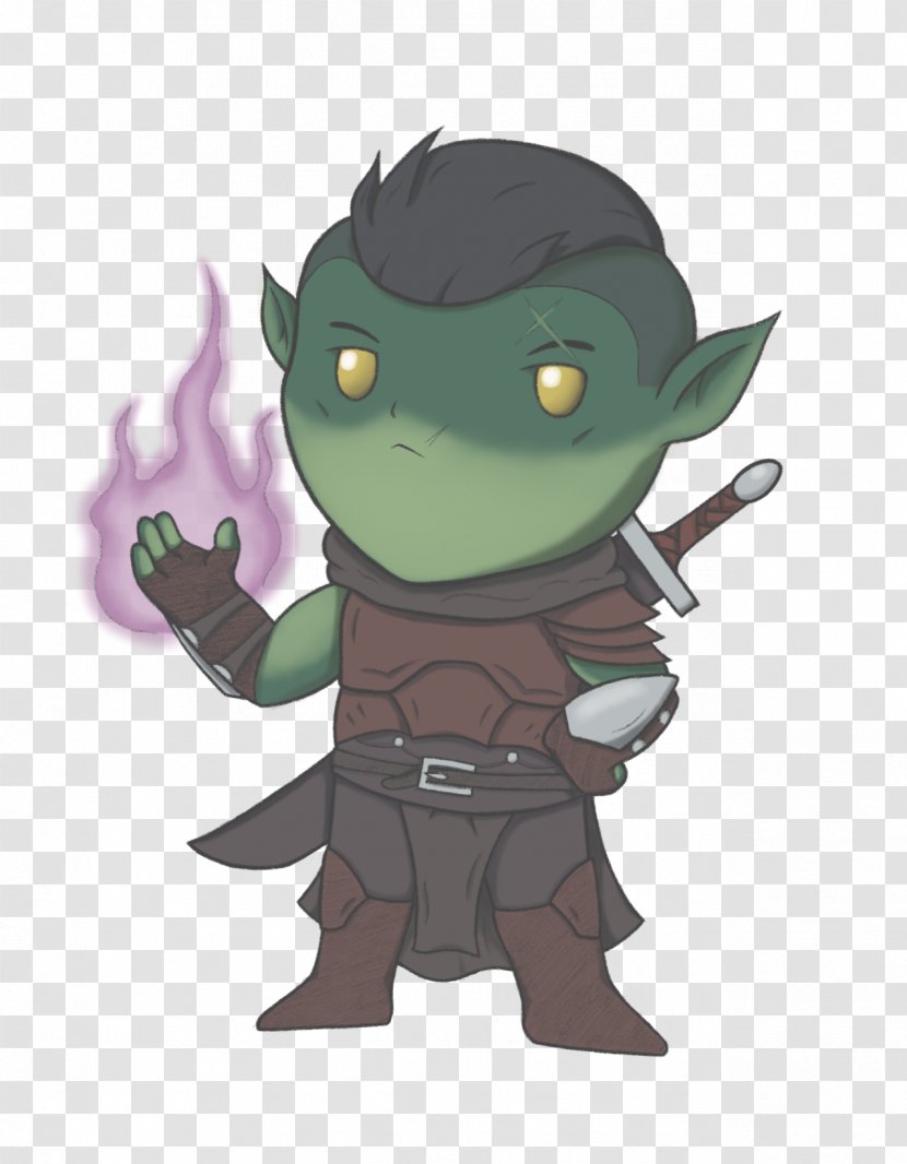 Fjord Critical Role Fan Art Half-orc - Flower - Half Orc Ranger Transparent PNG