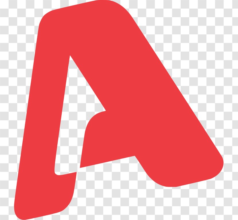Alpha TV Television Channel Logo Show - Red Transparent PNG