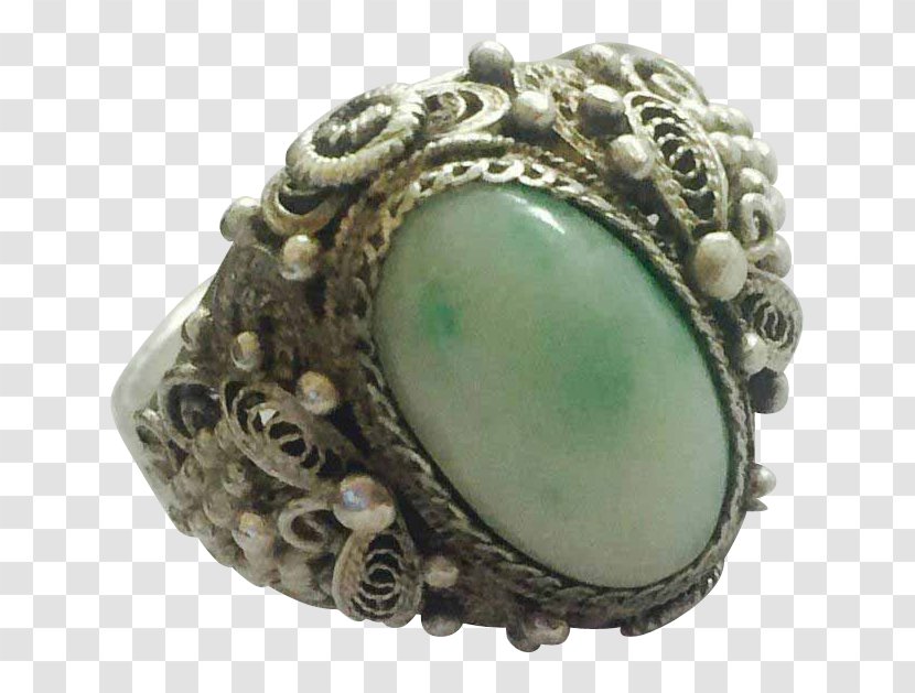 Turquoise Jade Silver Ring Jewellery - Fashion Accessory Transparent PNG