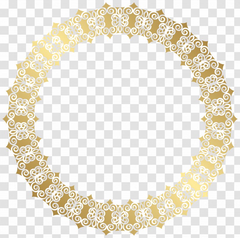 Gold Clip Art - Document - Golden Border Cliparts Transparent PNG