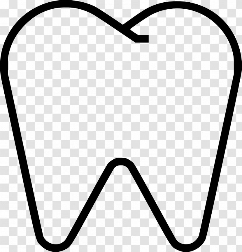 Dentistry Premolar Medicine Tooth Decay - Black And White Transparent PNG