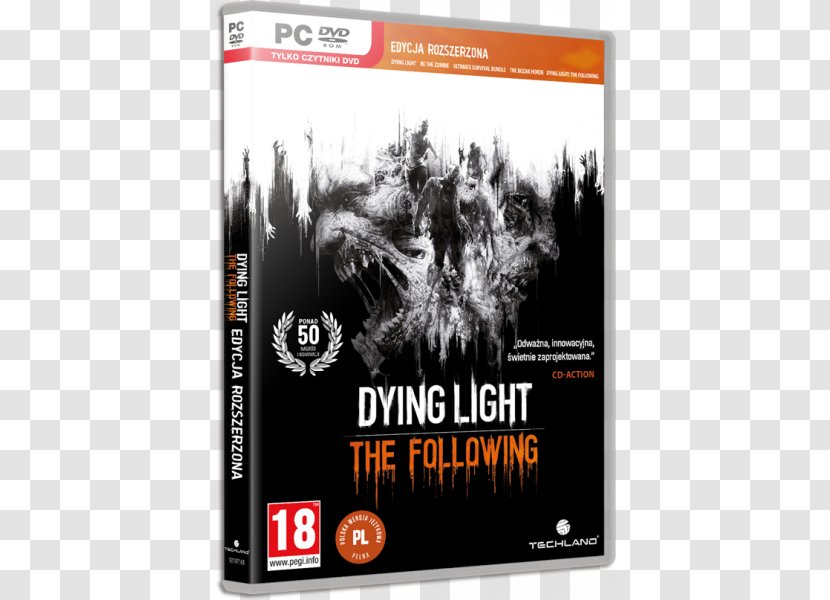 Dying Light: The Following Video Games Steam PlayStation 4 - Dvd Transparent PNG