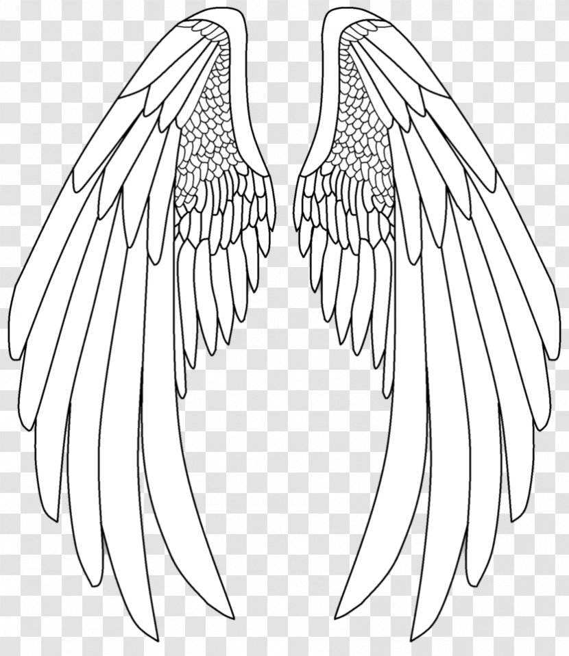 Drawing Sketch - Tree - Angel Wings Transparent PNG