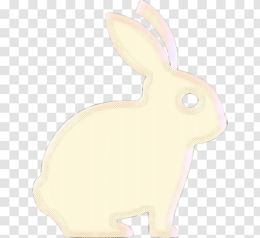Easter Bunny Background - Hare - Beige Animal Figure Transparent PNG