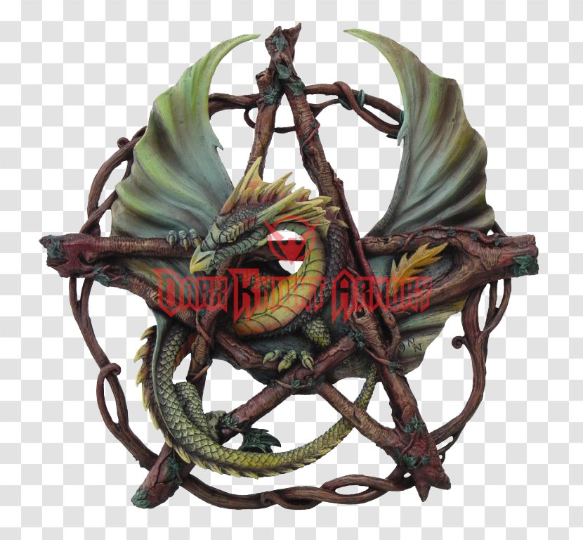 Pentagram Dragon Wicca Pentacle Magic - Anne Stokes Transparent PNG