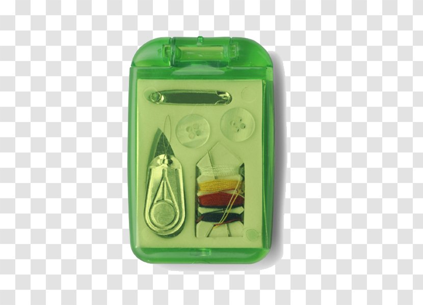Sewing Case Clothing Accessories Safety Pin Plastic - Green - Kit Transparent PNG