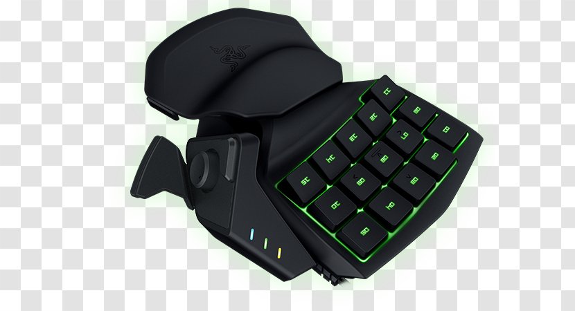 Computer Keyboard Razer Orbweaver Chroma Tartarus Gaming Keypad Mouse - Input Devices - Fang Gamepad Transparent PNG