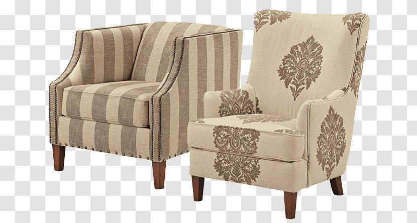 Loveseat Club Chair Slipcover Couch - Ashley Furniture Transparent PNG