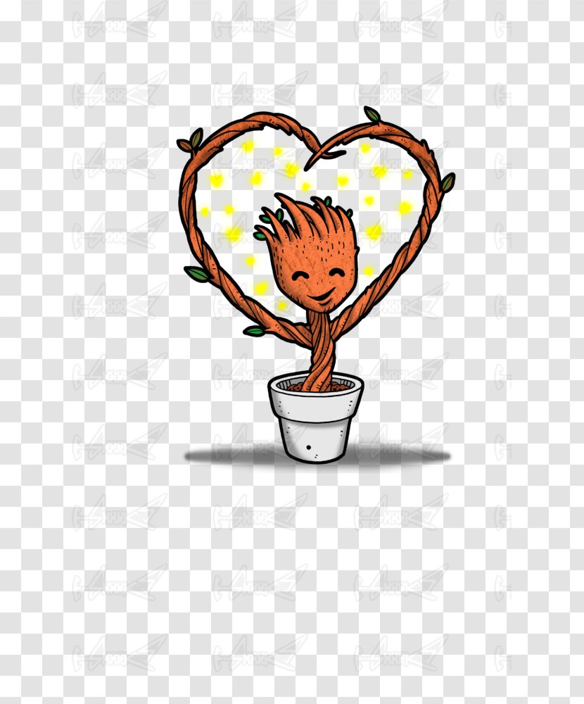 Groot Drawing Rocket Raccoon T-shirt Love Transparent PNG