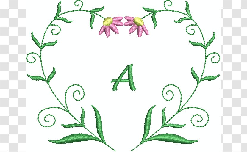 Floral Design Alphabet Letter Flower Font Transparent PNG