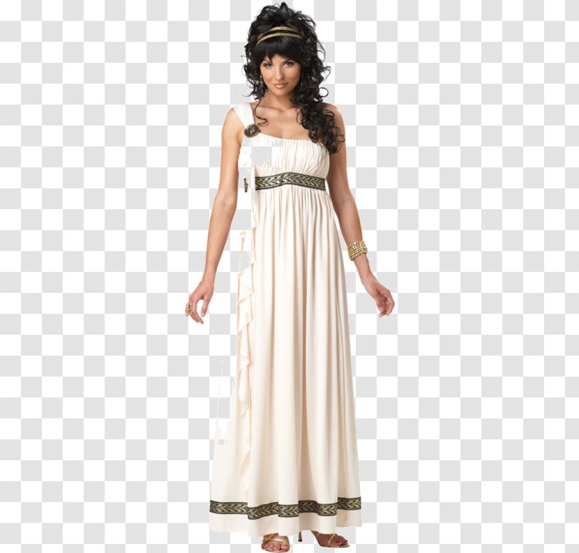 Ancient Rome Costume Party Goddess Dress Transparent PNG