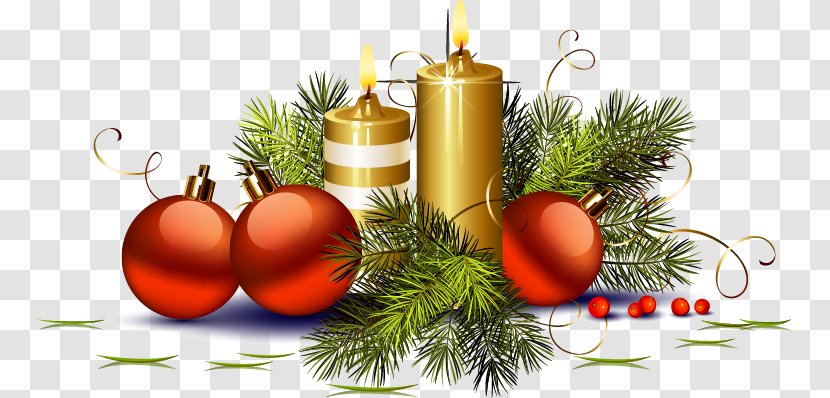 Christmas Candle - Candles And Lob Transparent PNG