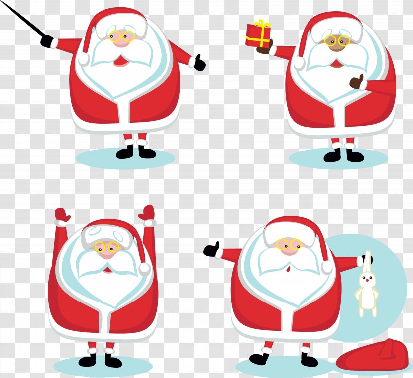 Santa Claus Royalty-free Cartoon - Royaltyfree - Dabbing Transparent PNG