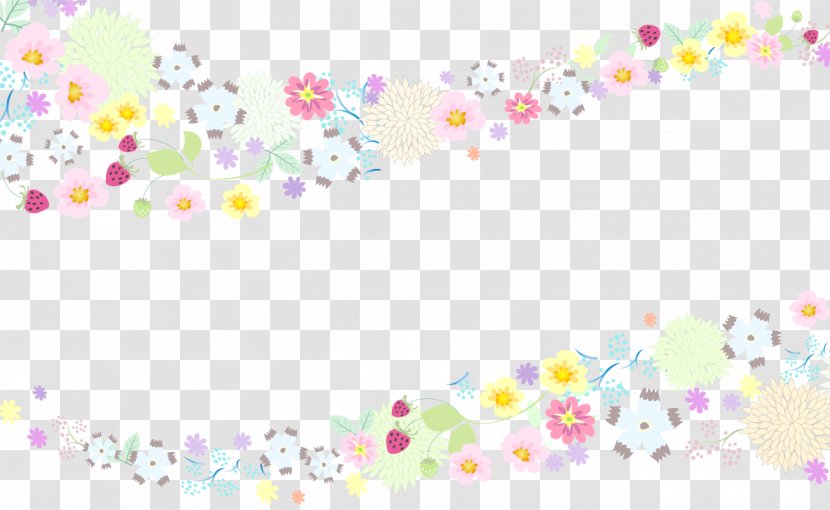 Graphic Design Designer Picture Frame Pattern - Heart - Small Hand-painted Floral Dividing Line Transparent PNG