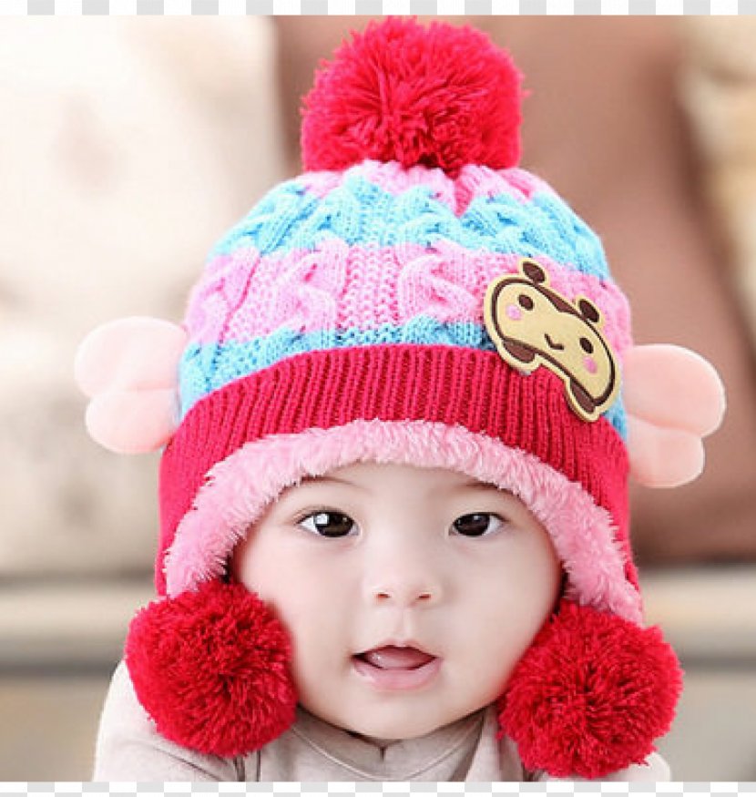 Beanie Hat Infant Child Wool - Material Transparent PNG