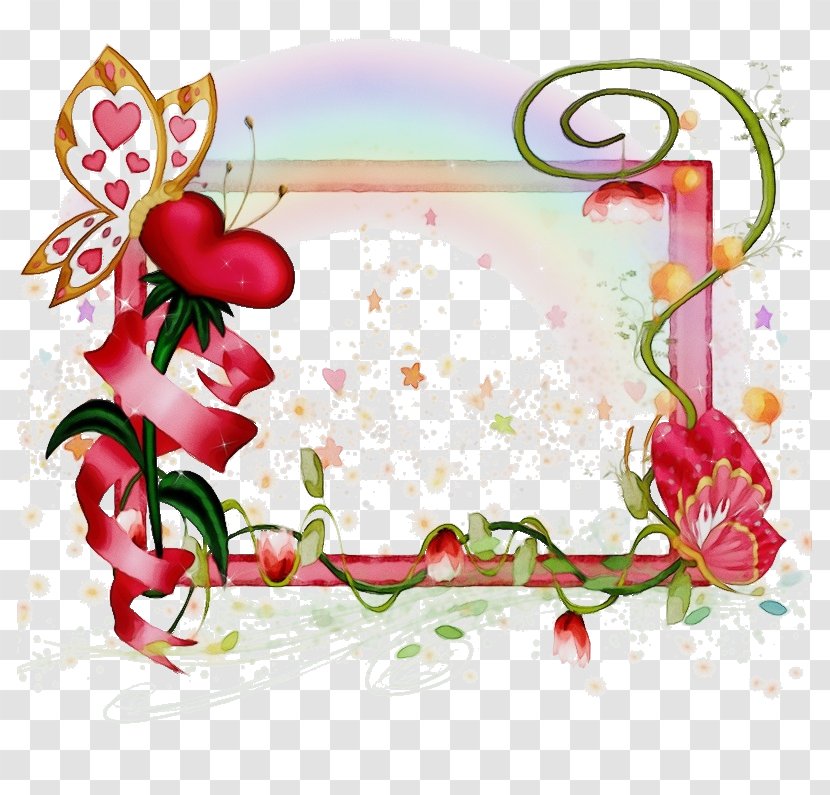 Valentines Day Frame - Flower - Plant Love Transparent PNG