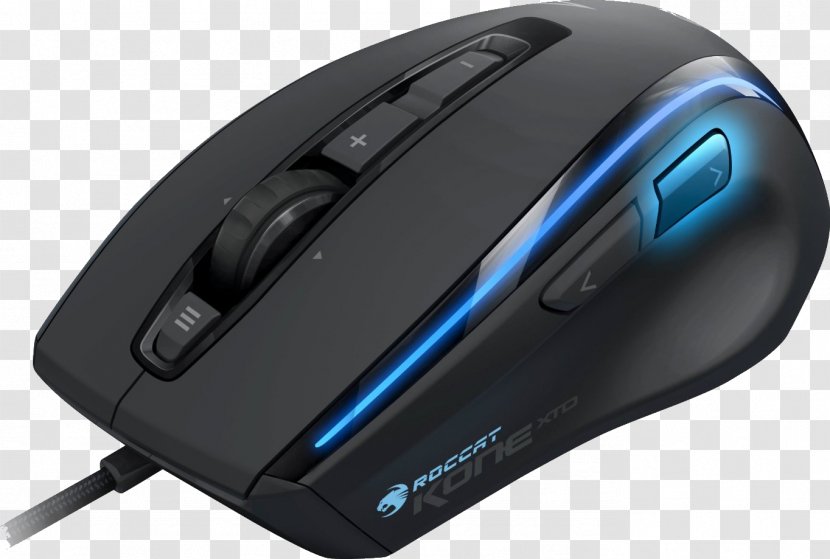 Computer Mouse Roccat Keyboard Pointing Device Scroll Wheel - Pc Transparent PNG