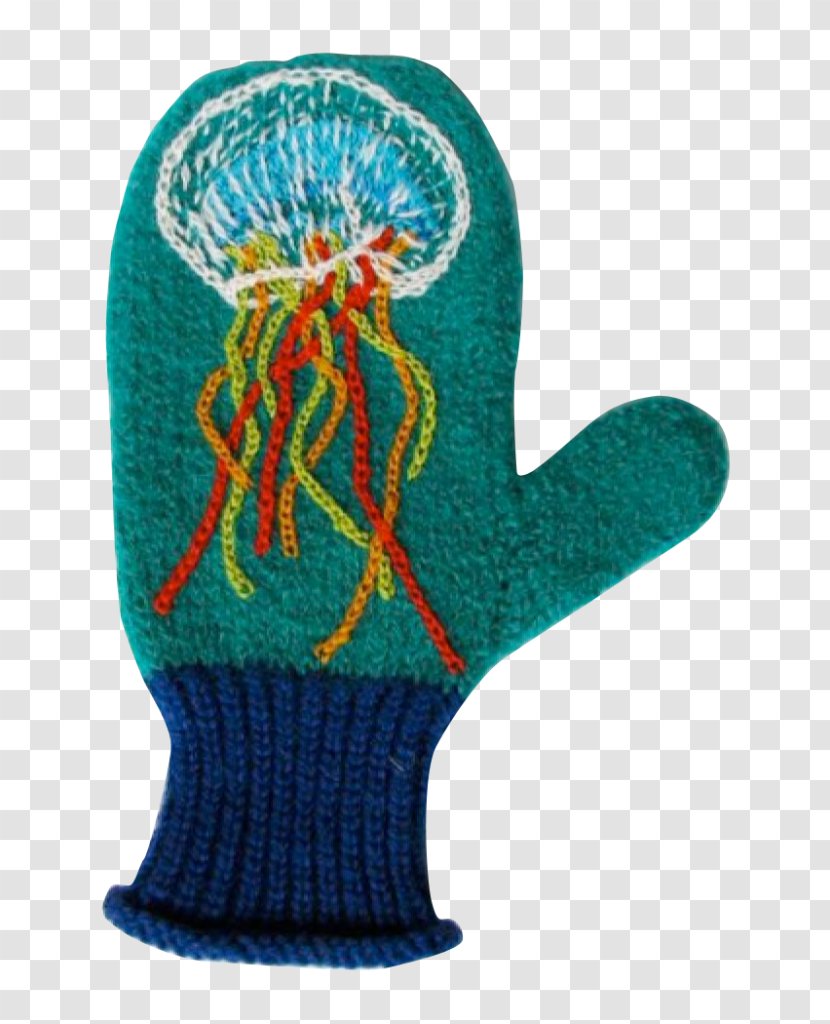 Wool Headgear Glove Organism Turquoise - Baby Toddler Gloves Mittens Transparent PNG