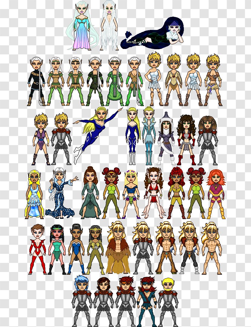 Art Elfquest Character Graphic Design - Micro Heroes - Seasons Greetings Transparent PNG