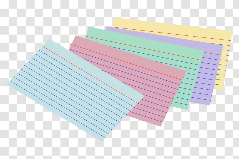 Paper Index Cards Clip Art - Greeting Note Transparent PNG