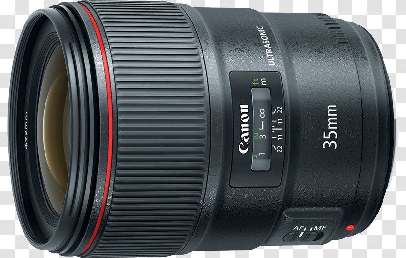 Canon EF Lens Mount Camera Wide-Angle 35mm F/1.4L II USM Transparent PNG
