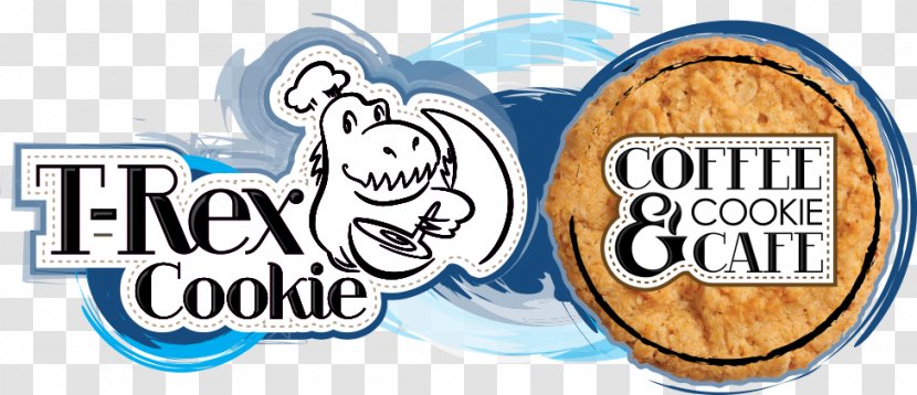 T-Rex Cookie & Coffee Cafe Food Biscuits - Logo - Nilla Wafer Transparent PNG