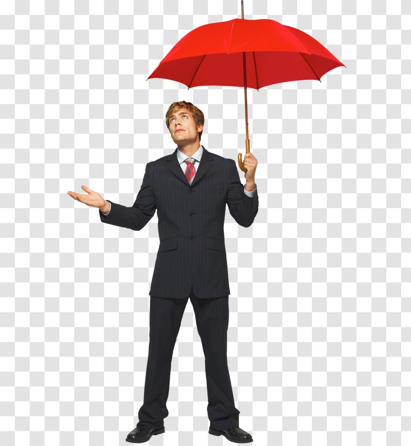 Umbrella Cartoon - Businessperson - Smile Outerwear Transparent PNG