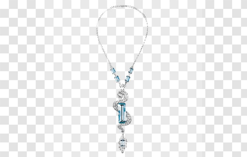 Locket Necklace Turquoise Chain Jewellery - Aquamarine Transparent PNG