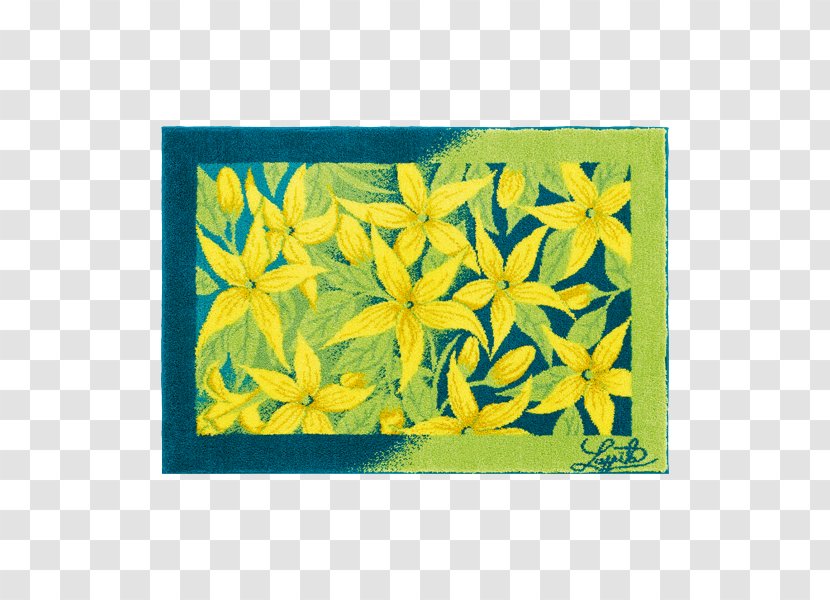 Yellow Blue Color Acrylic Paint Picture Frames - Jasmin Transparent PNG
