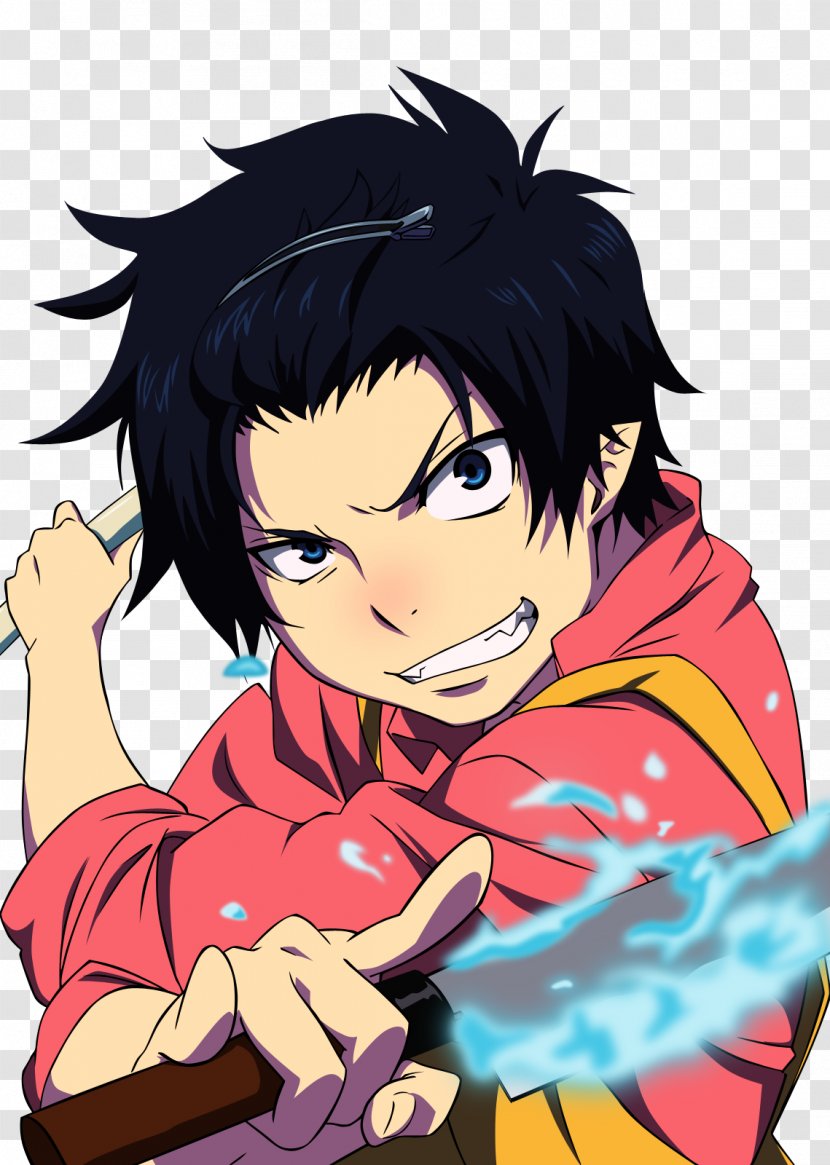 Rin Okumura Shiemi Moriyama Yukio Blue Exorcist Hair - Heart Transparent PNG