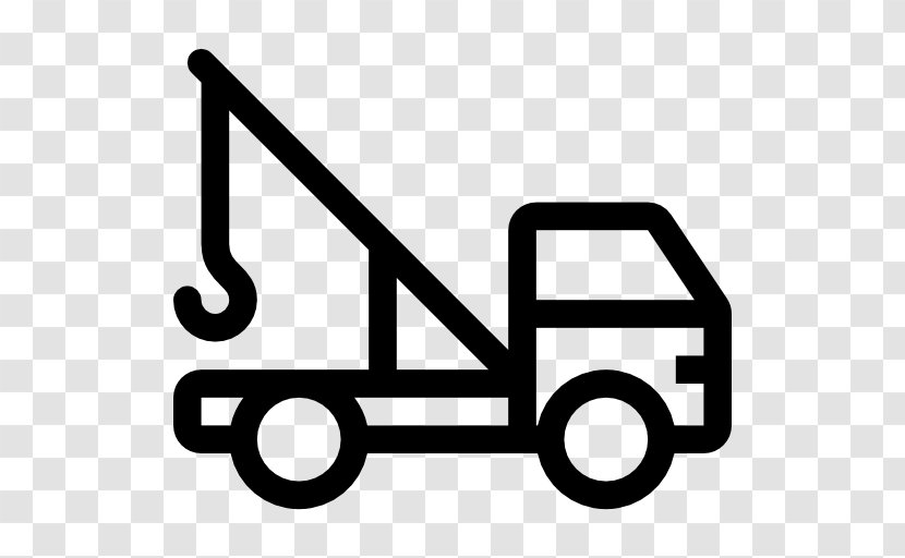Car Truck - Black And White Transparent PNG