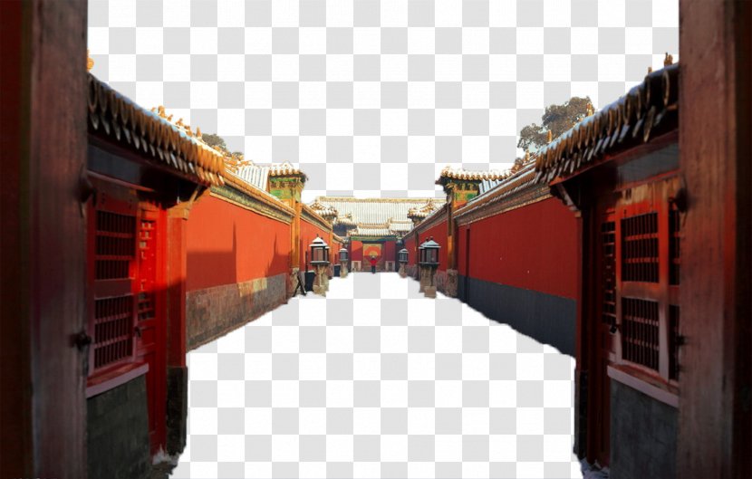 Forbidden City Palace Of Earthly Tranquility Meridian Gate Imperial City, Beijing National Museum - Ancient Transparent PNG