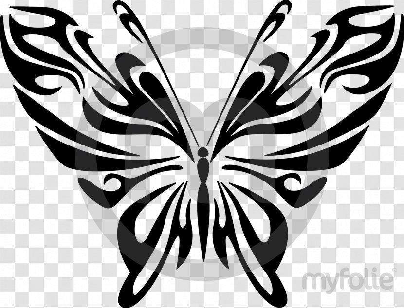 Clip Art Drawing Image - Brush Footed Butterfly - Orangerot Transparent PNG