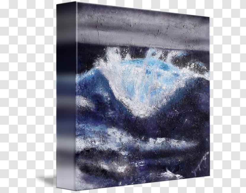 Modern Art Picture Frames Water Architecture - Blue Wave Transparent PNG