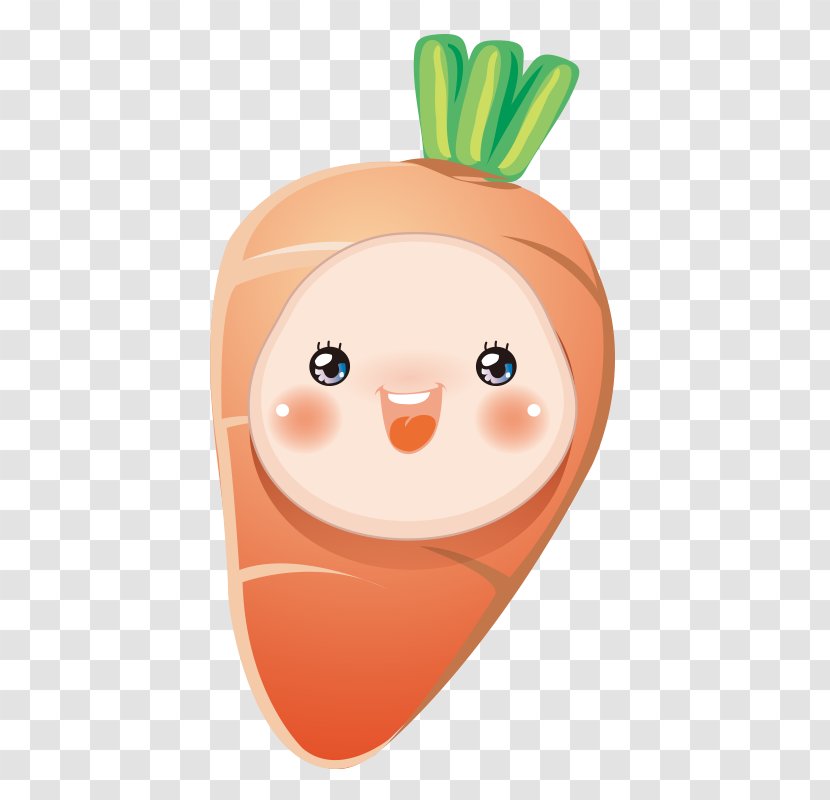 Illustration Vector Graphics Carrot Image - Food - Cartoon Carrots Transparent PNG