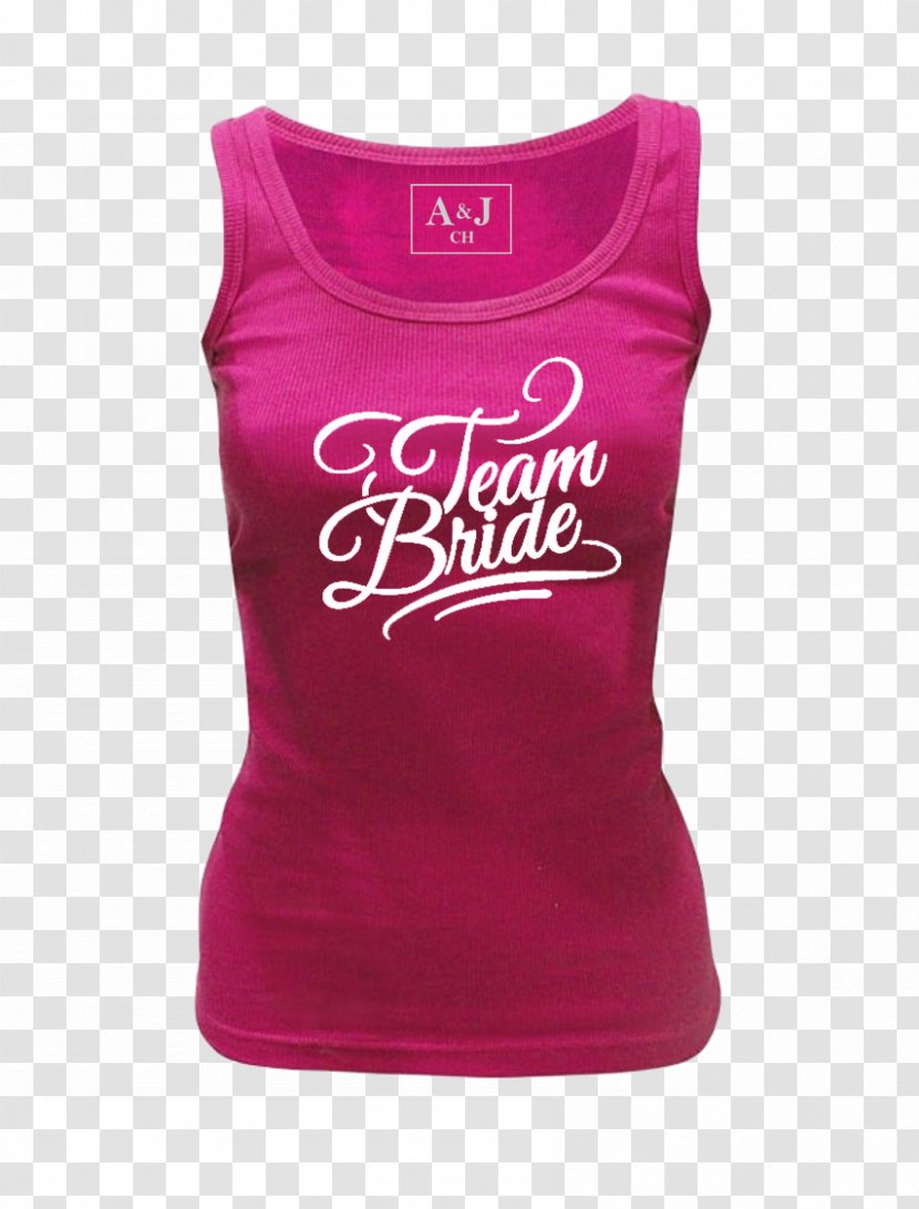 T-shirt Gilets Sleeveless Shirt Pink M - Active Tank - Despedida De Soltera Transparent PNG