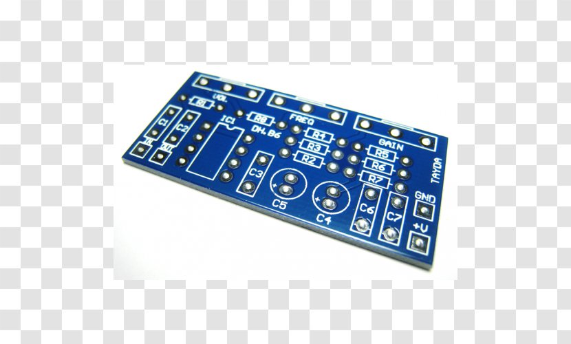Microcontroller Electronics Electronic Component Printed Circuit Board Effects Processors & Pedals - Howto - Guitar Pedal Transparent PNG