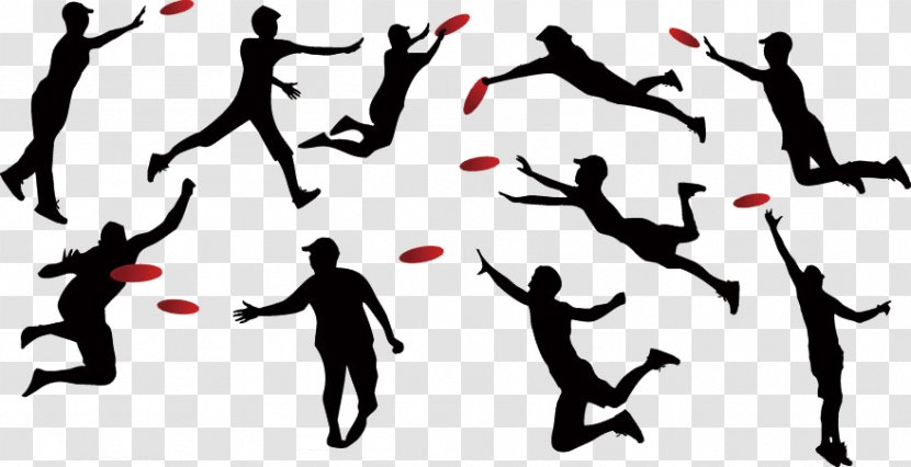 Frisbee Silhouette Ultimate Clip Art Transparent PNG