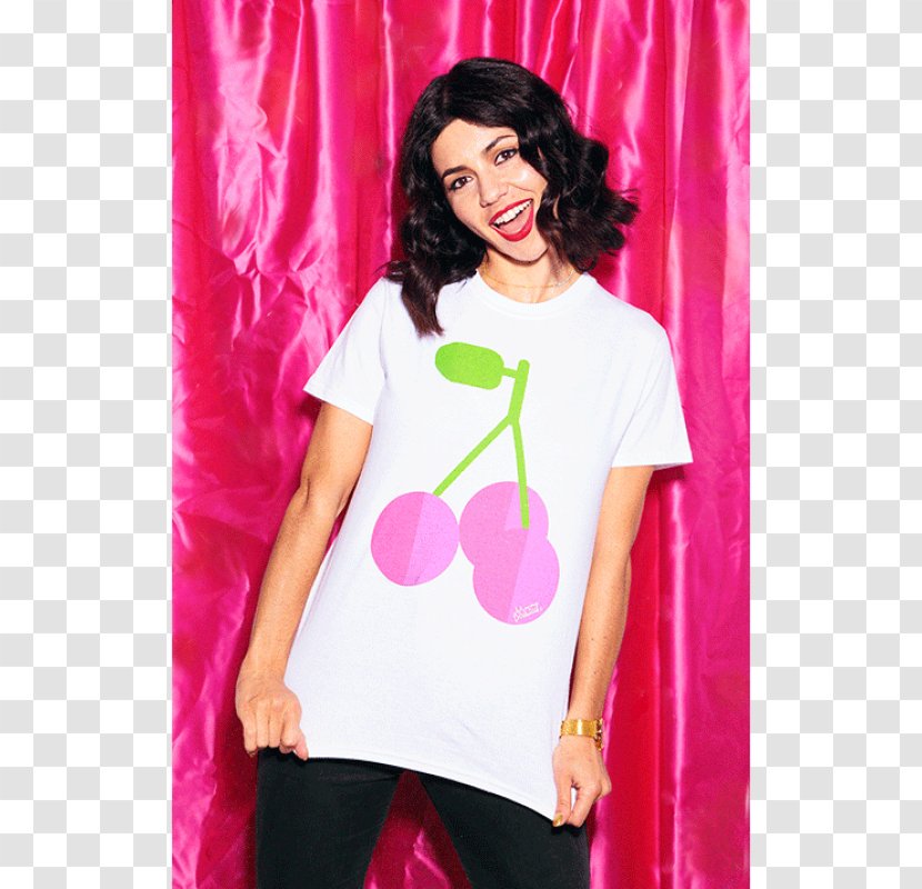 Neon Nature Tour T-shirt Froot Electra Heart Scratch And Sniff - Magenta - Marina The Diamonds Transparent PNG
