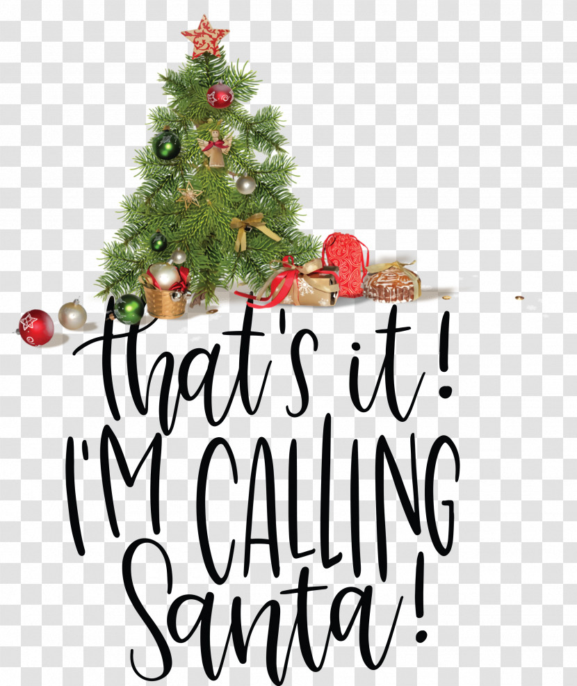 Calling Santa Santa Christmas Transparent PNG