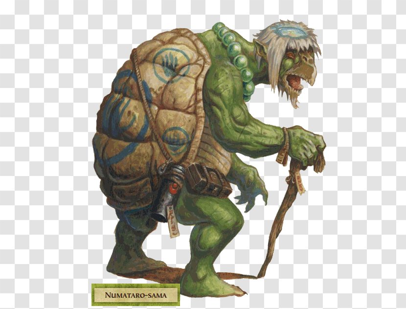 Turtle Humanoid Tortoise Troll Legendary Creature - Fantastic Art Transparent PNG