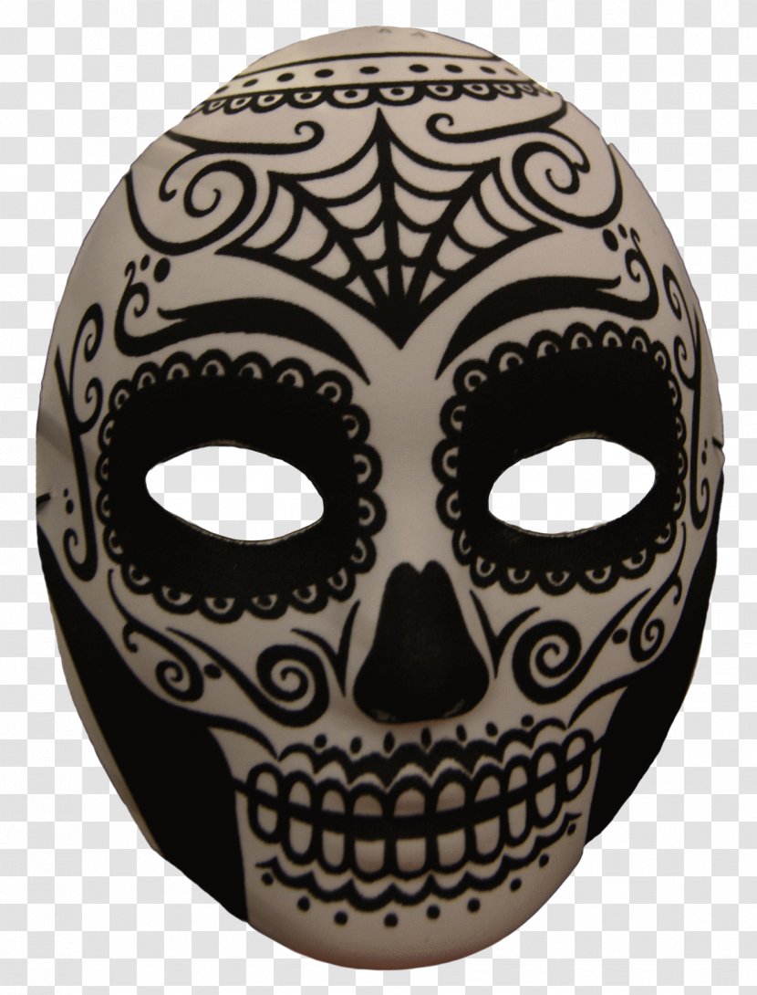 Death Mask Day Of The Dead Clip Art - Costume - Chimichanga Transparent PNG