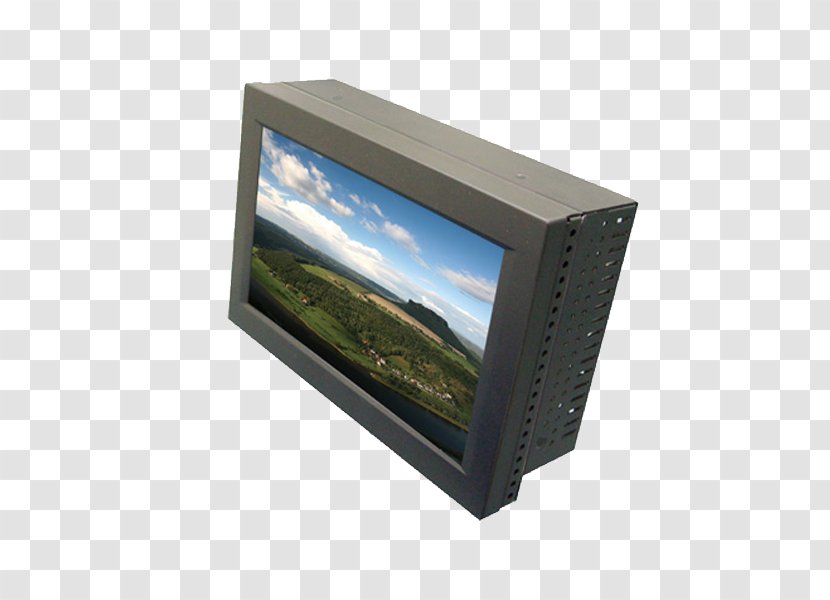 Multimedia Display Device - Blue Panels Transparent PNG