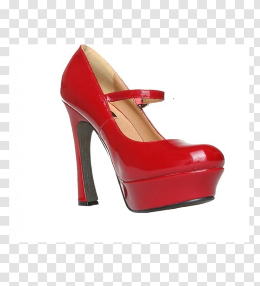 High-heeled Shoe Drawing Fashion Illustration - Red - Platform Shoes Transparent PNG