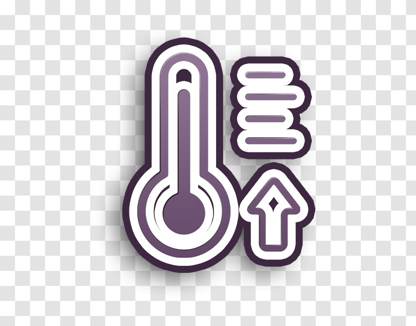 Icon Hot Thermometer Icon Adverse Phenomena Icon Transparent PNG