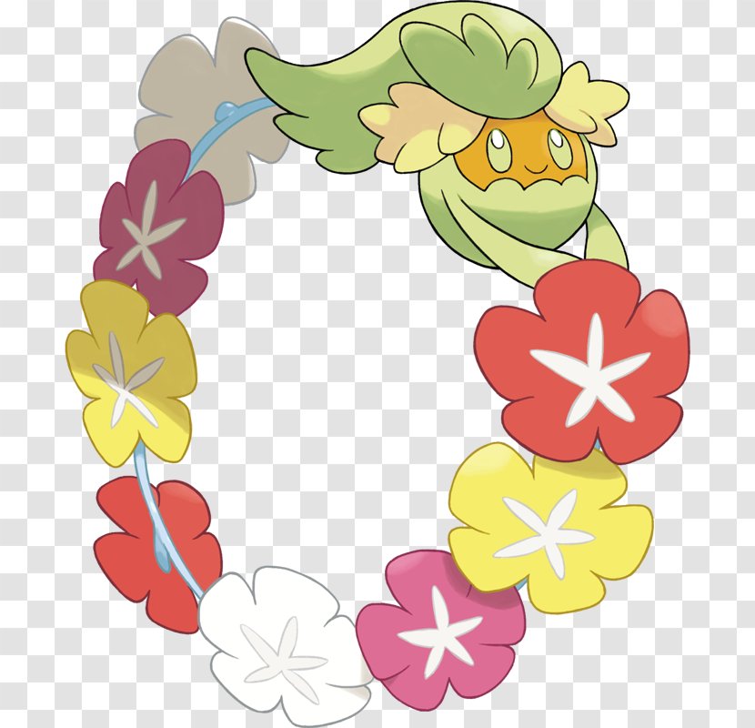 Pokémon Sun And Moon Pokédex Evolution Évolution Des - Flower - Gleam Transparent PNG