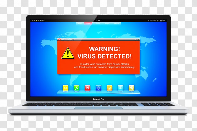 Laptop Computer Virus Monitors Desktop Computers - Operating Systems - Anti Transparent PNG
