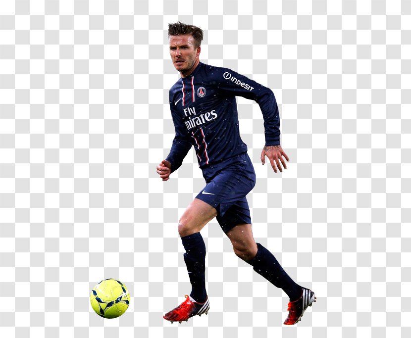 Football Player Paris Saint-Germain F.C. Manchester United Team Sport - David Beckham Transparent PNG